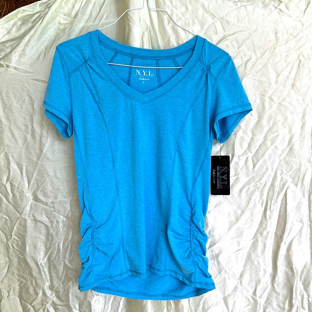 Sport T-shirt, size L, sky blue